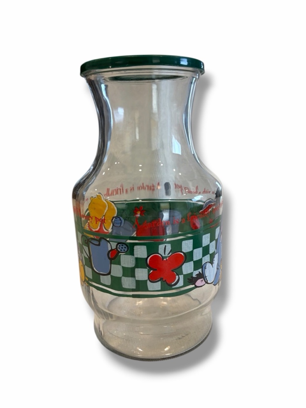 Winnie the Pooh Glass Juice Pitcher - Anchor Hocking - Picture 7 of 7
